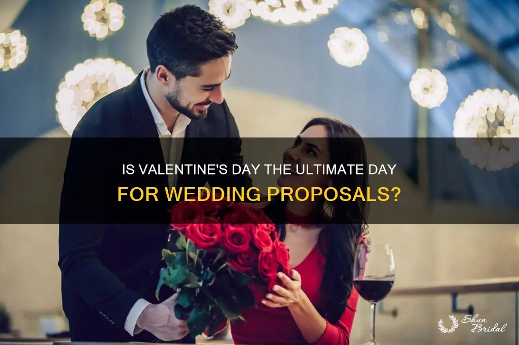 is valentined day the most popular for wedding proposals