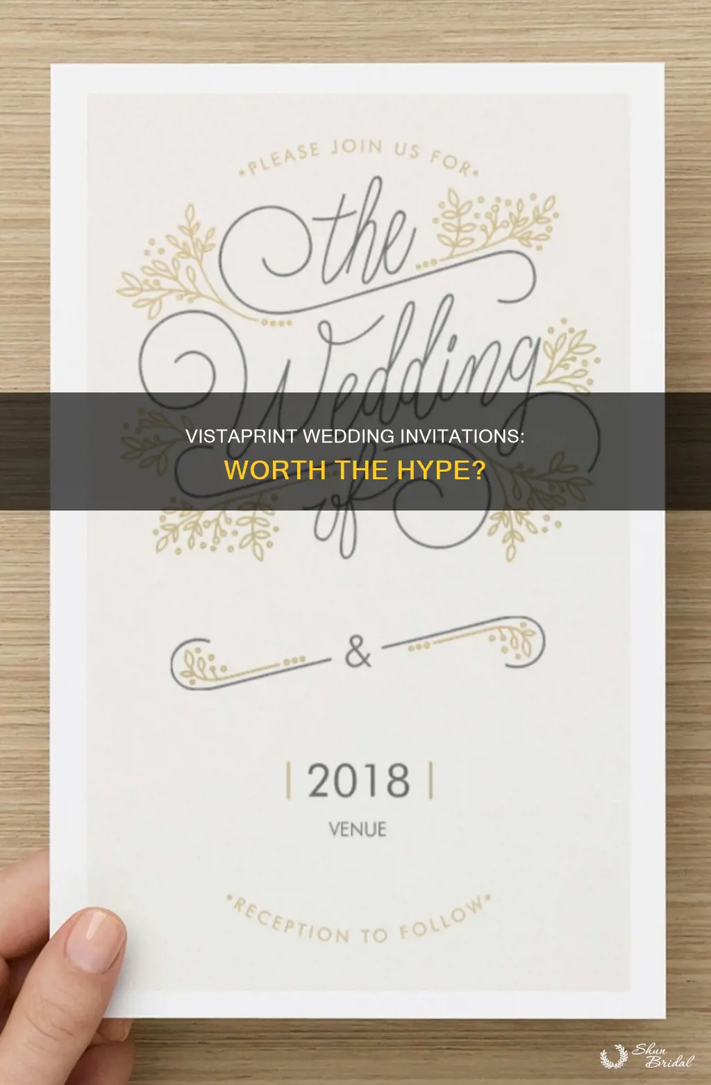 is vistaprint good for wedding invitations