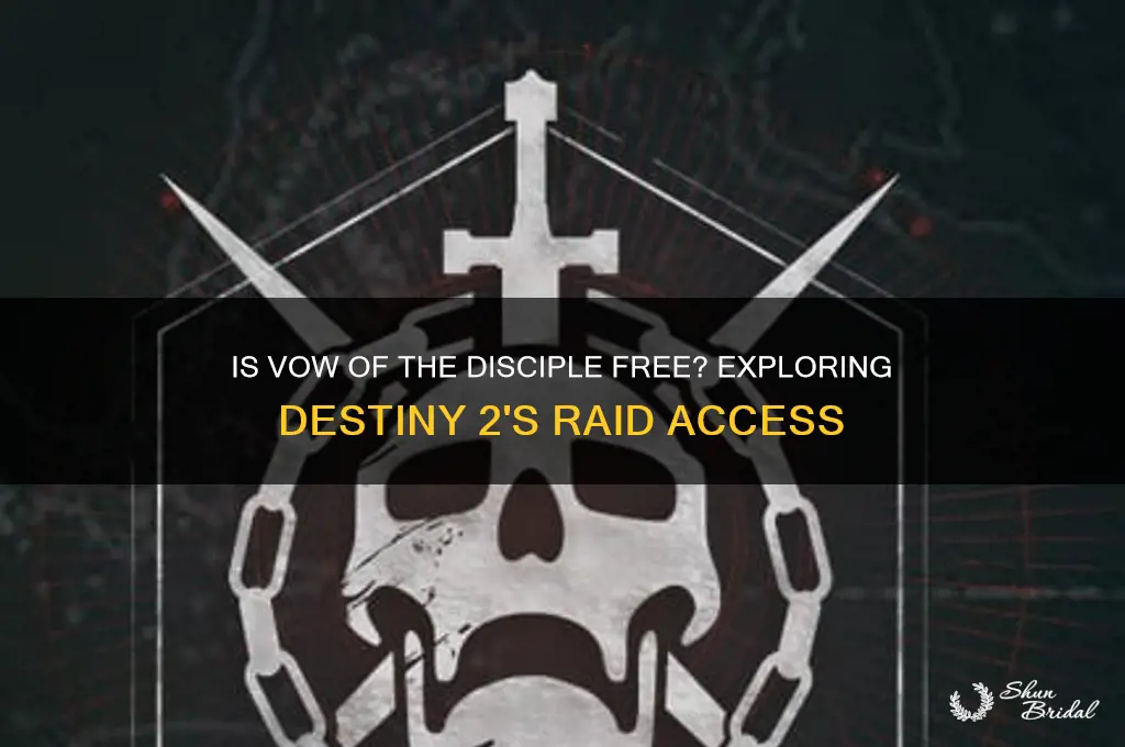 is vow of the disciple free