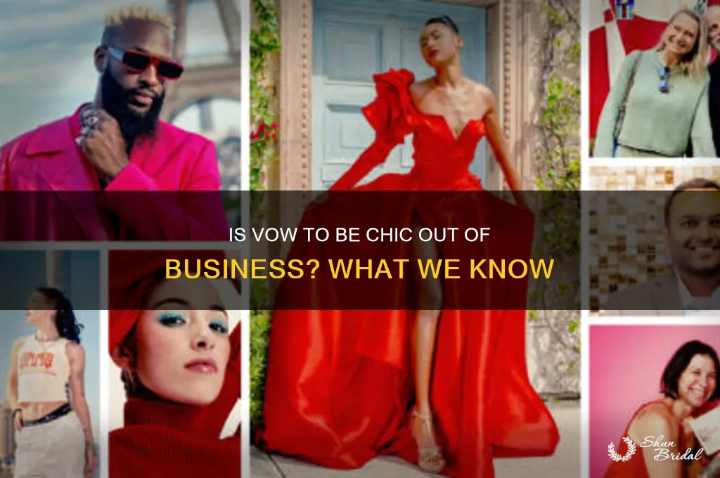 is vow to be chic out of business