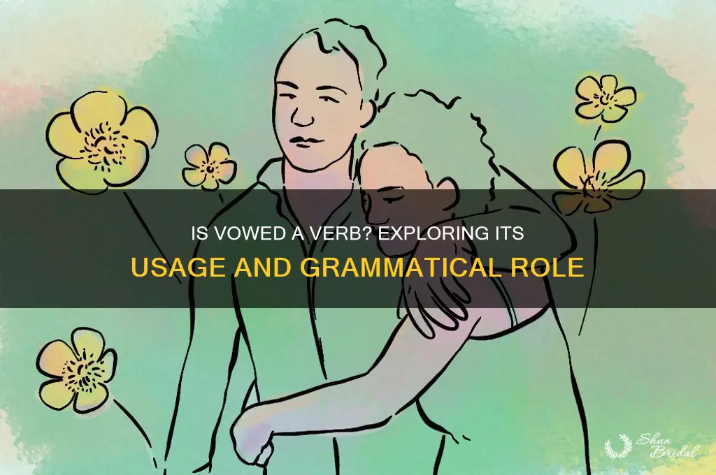 is vowed a verb