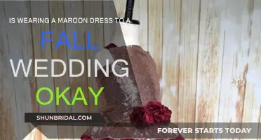 Fall Wedding Guest: Maroon Dress, Yay or Nay?