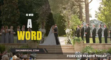 Wed: Is It a Real Word?