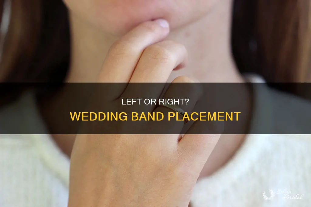 is wedding band on left or right hand