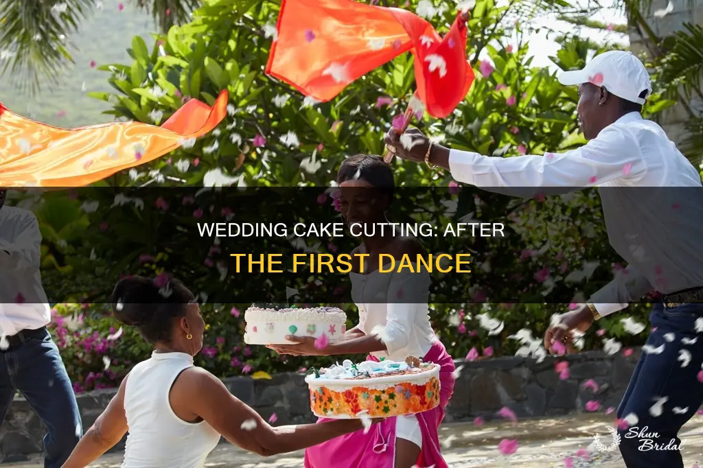 is wedding cake cutting after first dance