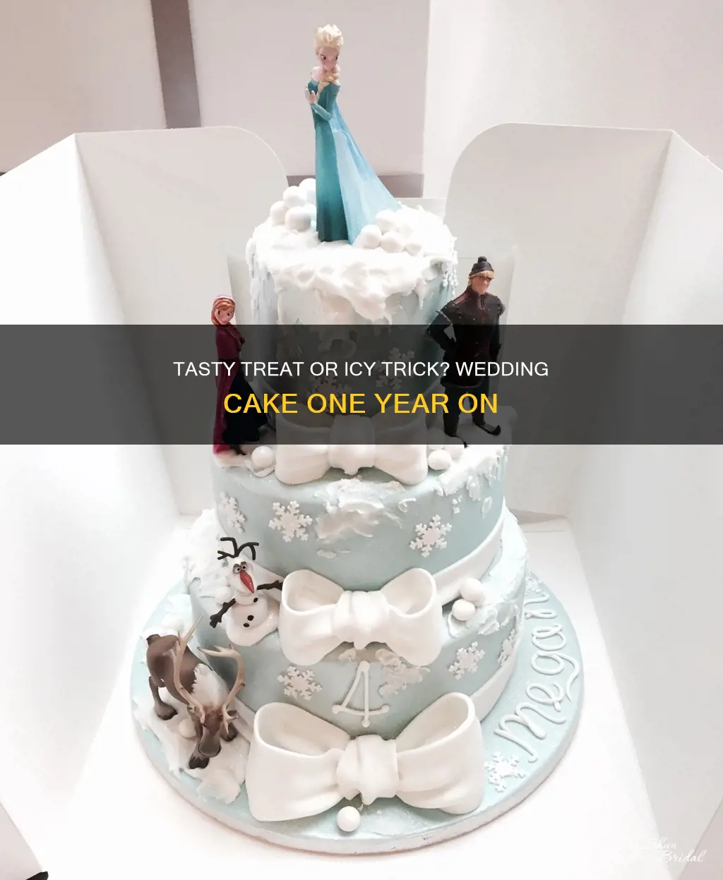 is wedding cake tasty after one year frozen