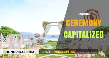 Is Wedding Ceremony Capitalized? Grammar Rules for Your Big Day