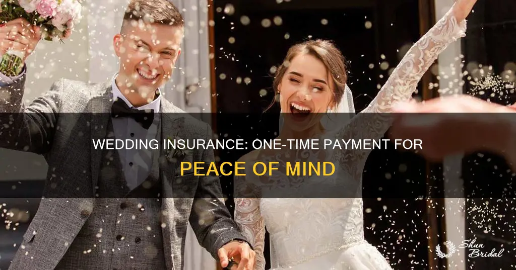 is wedding insurance a one time payment