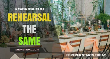 Wedding Reception and Rehearsal: What's the Difference?