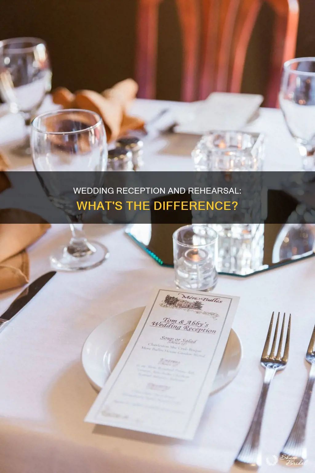 is wedding reception and rehearsal the same