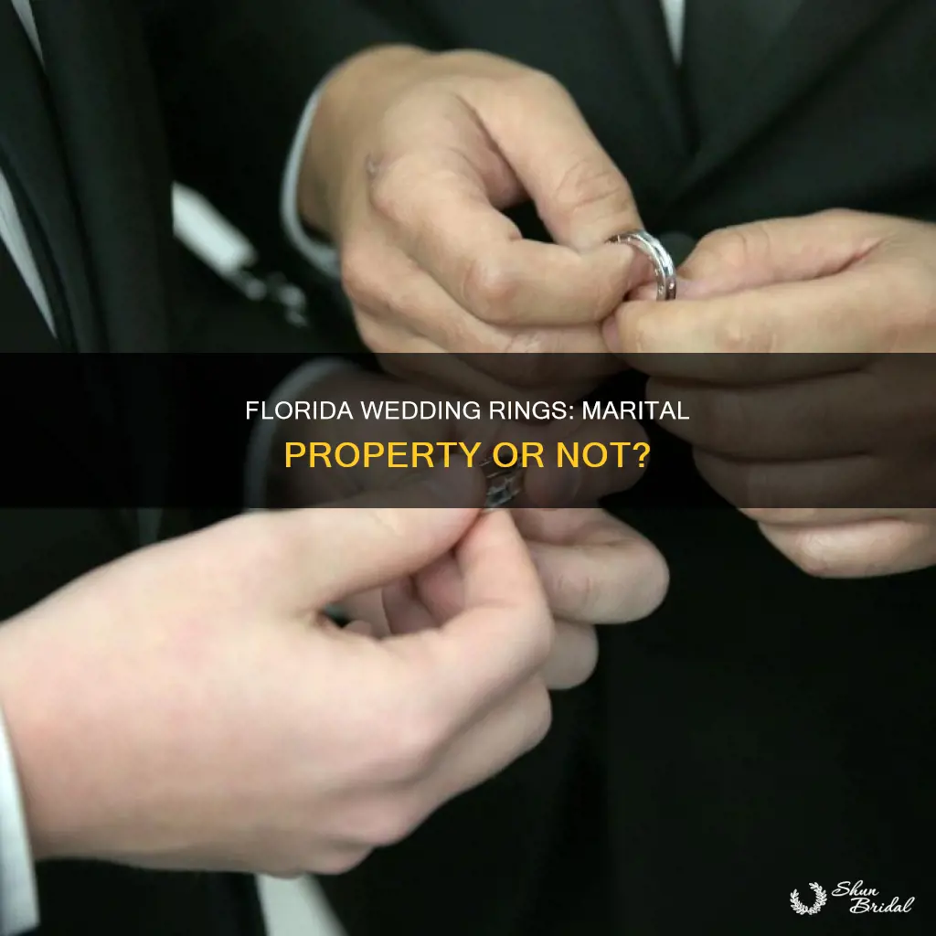 is wedding ring marital property in Florida