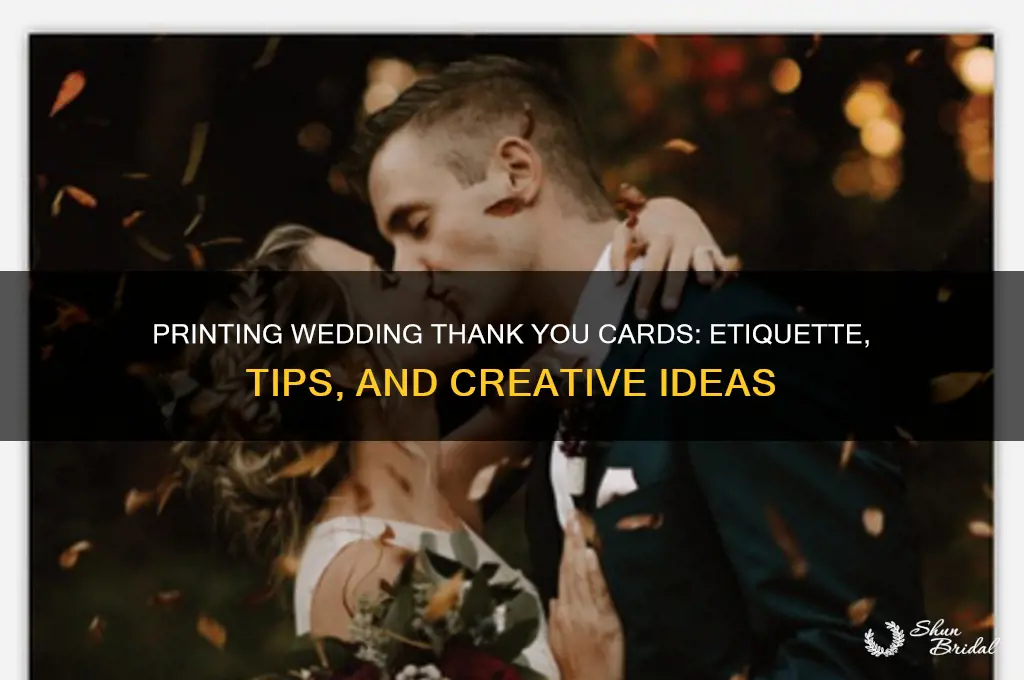 is wedding thank you cards ok to print