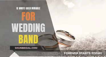 White Gold: A Durable Wedding Band Choice?