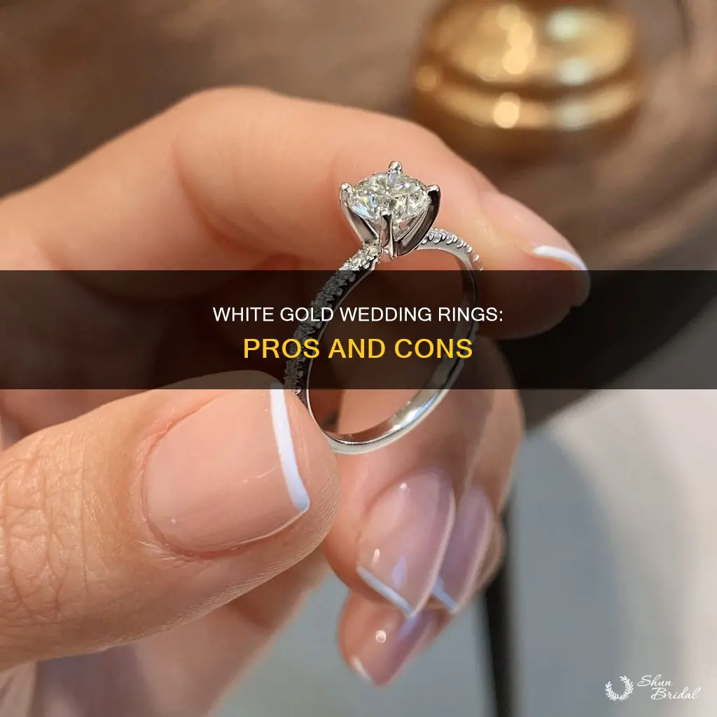 is white gold good for wedding rings