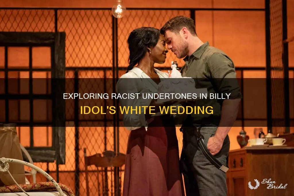 is white wedding a racist song