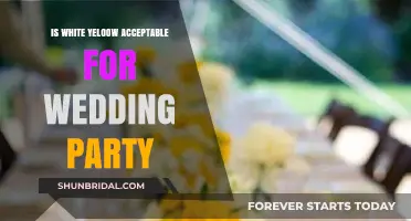 Is White Yellow a Wedding Party Faux Pas or Fresh Trend?