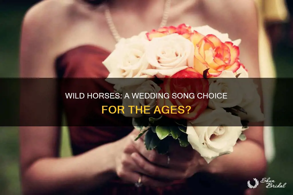 is wild horses a good wedding song