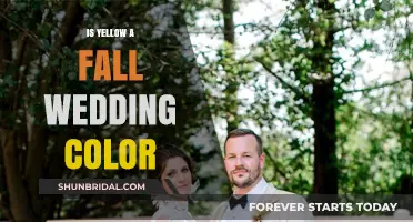 Is Yellow a Fall Wedding Color? Exploring Warm, Autumnal Palettes