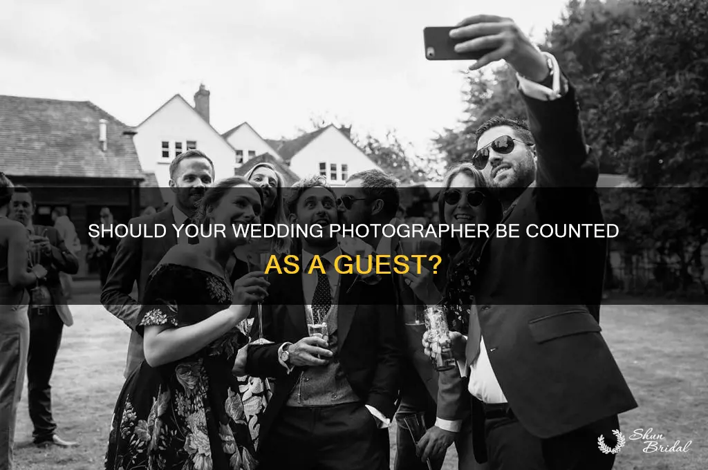 is your photographer included in your wedding guest list