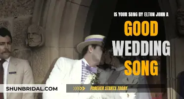 Your Song: A Perfect Elton John Wedding Ballad