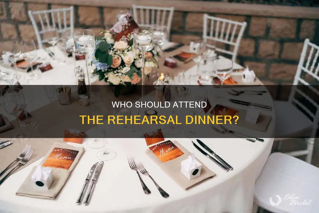 is your wedding date invited to the rehearsal dinner