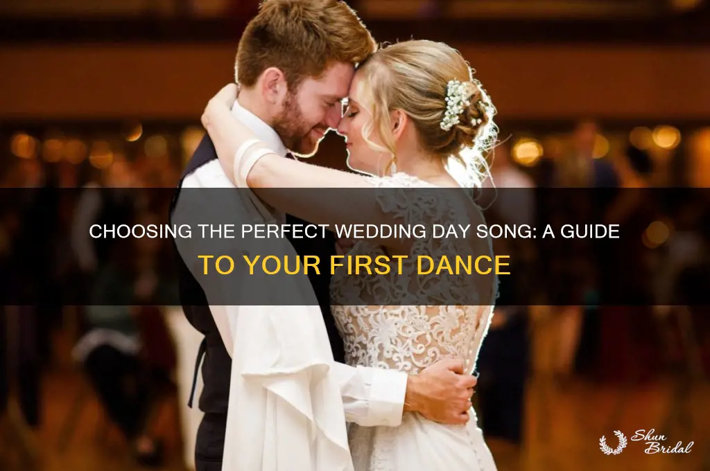 is your wedding day song