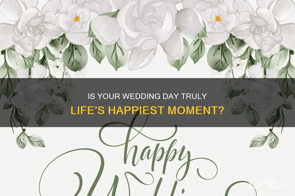 is your wedding the best day of your life