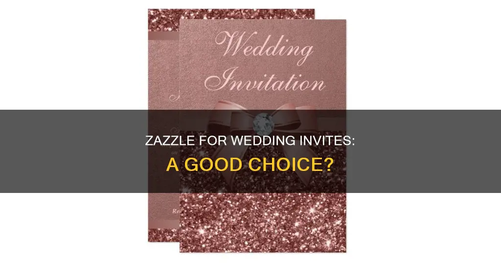 is zazzle good for wedding invitations