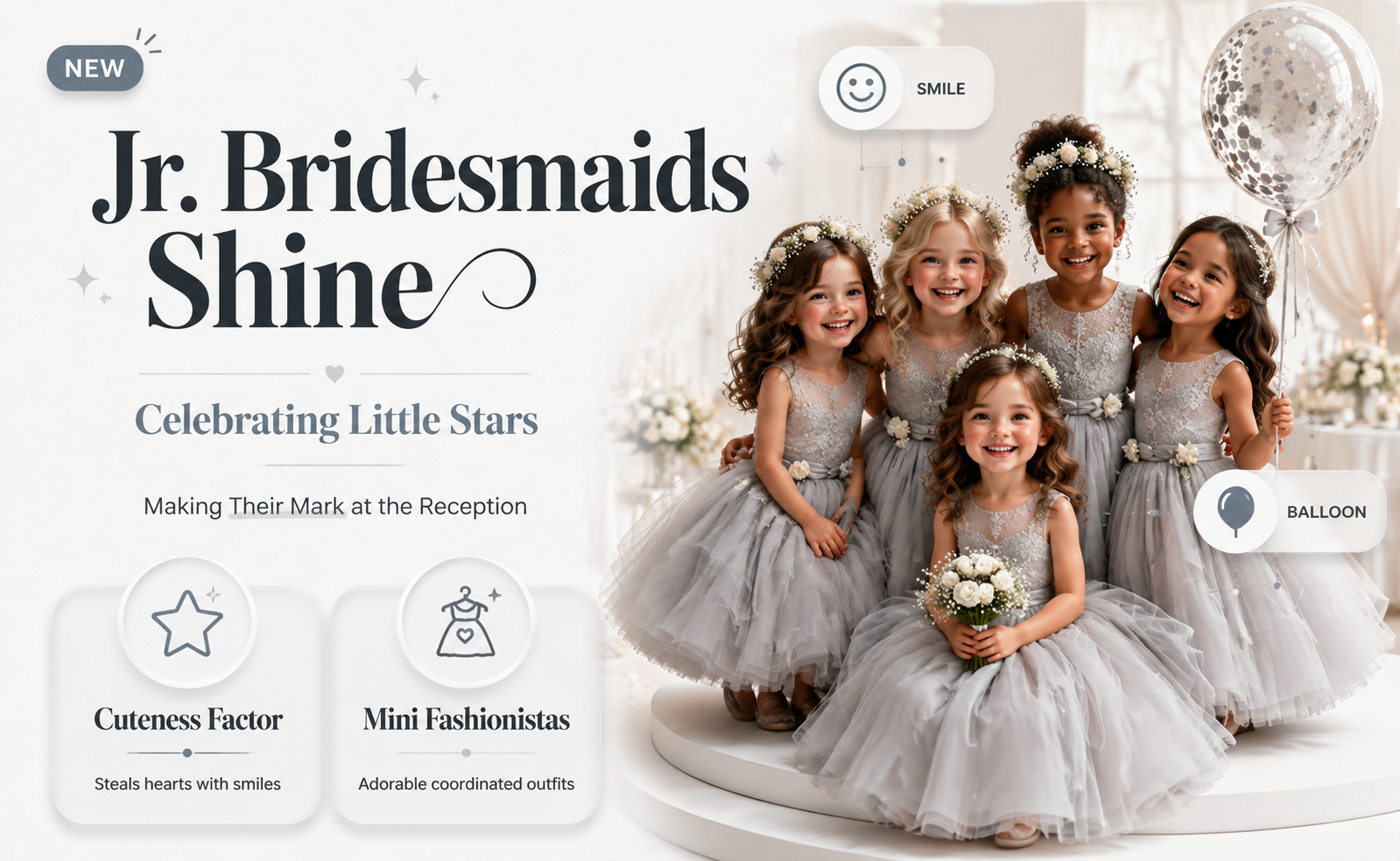 are jr bridesmaids announced during reception