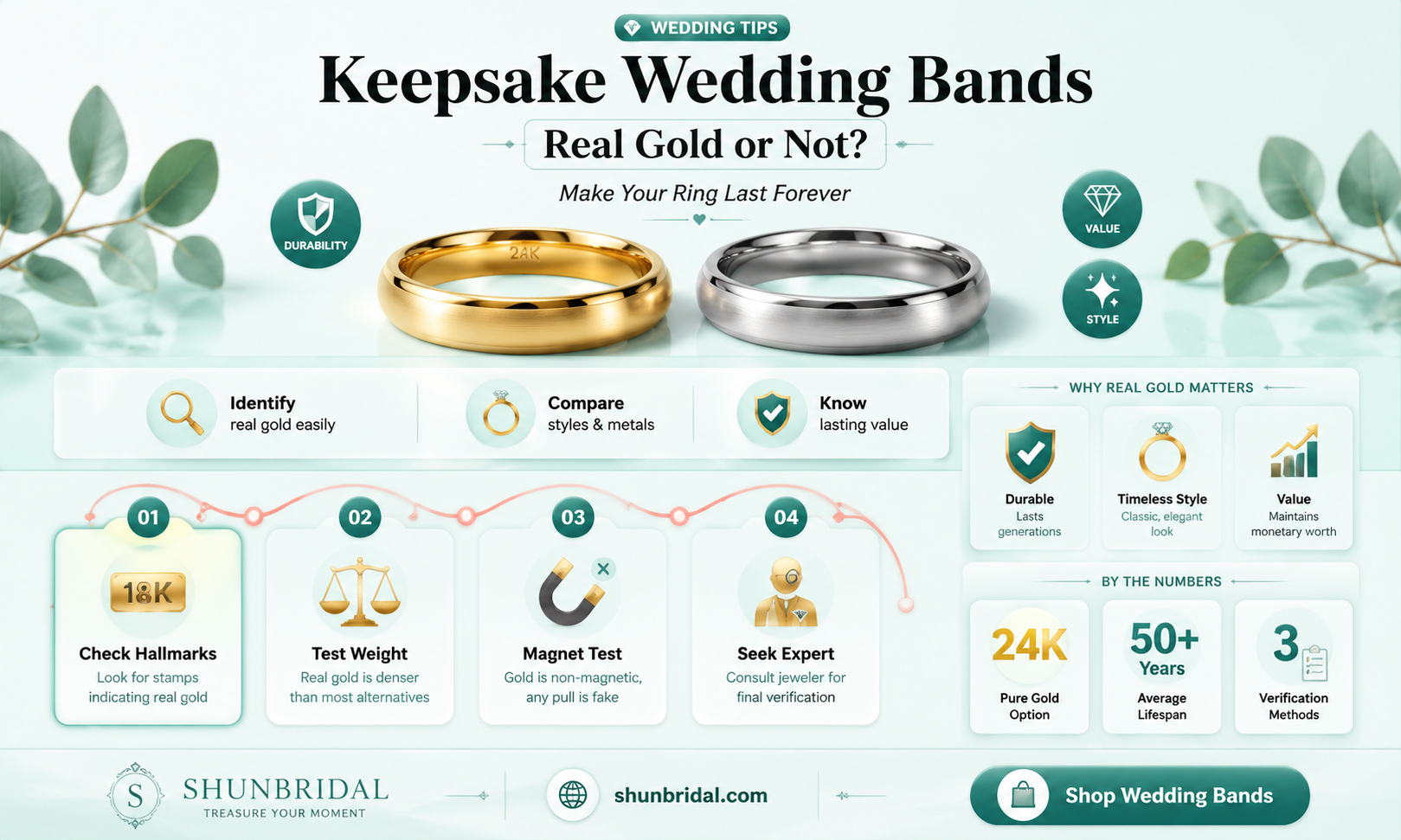 are keepsake wedding bands solid gold