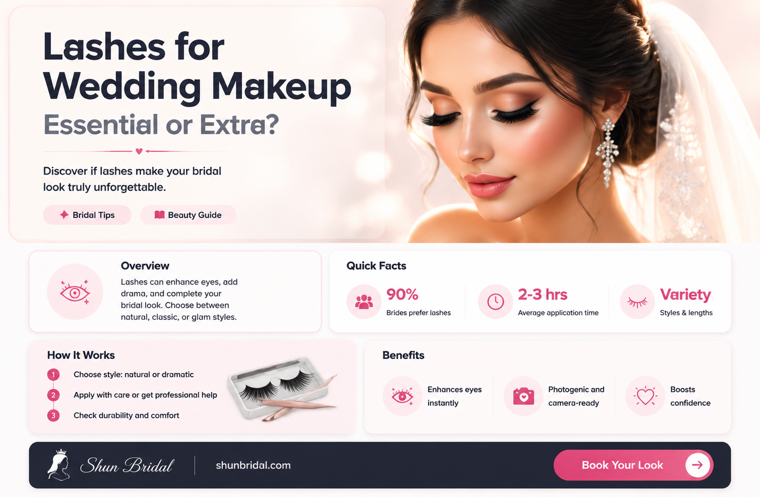 are lashes a must for wedding makeup