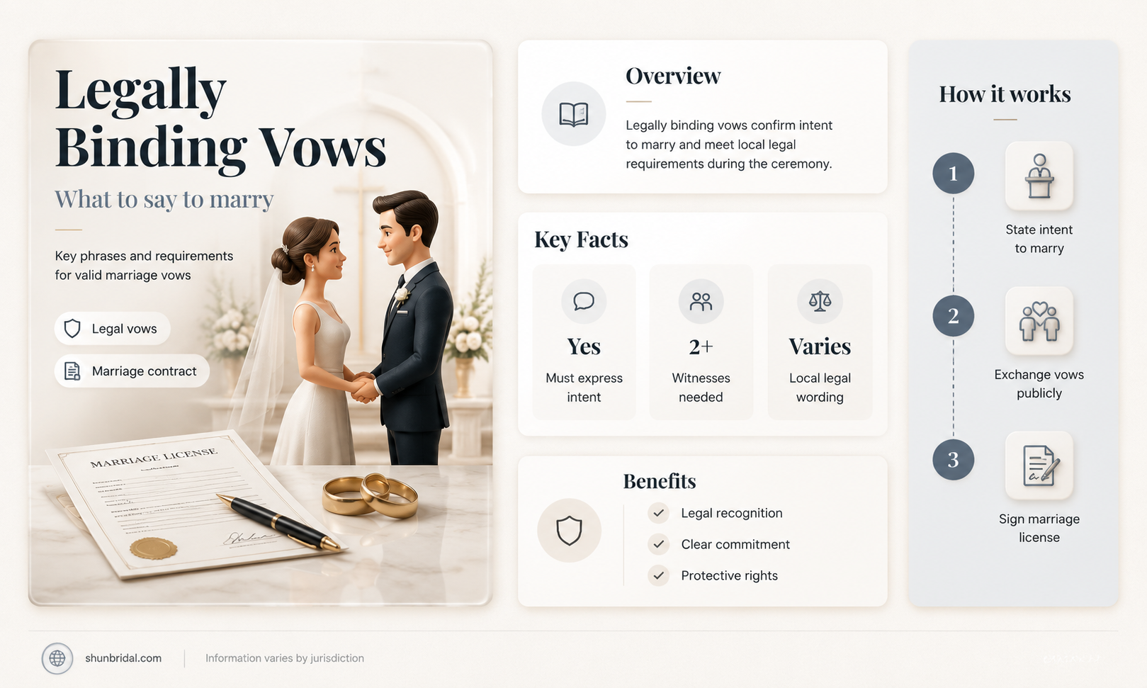 are there vows you legally have to say