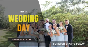 A Magical May 13th Wedding Celebration: Love, Joy, and Memories