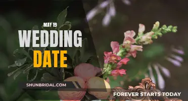 Spring Wedding Magic: May 19 Nuptials