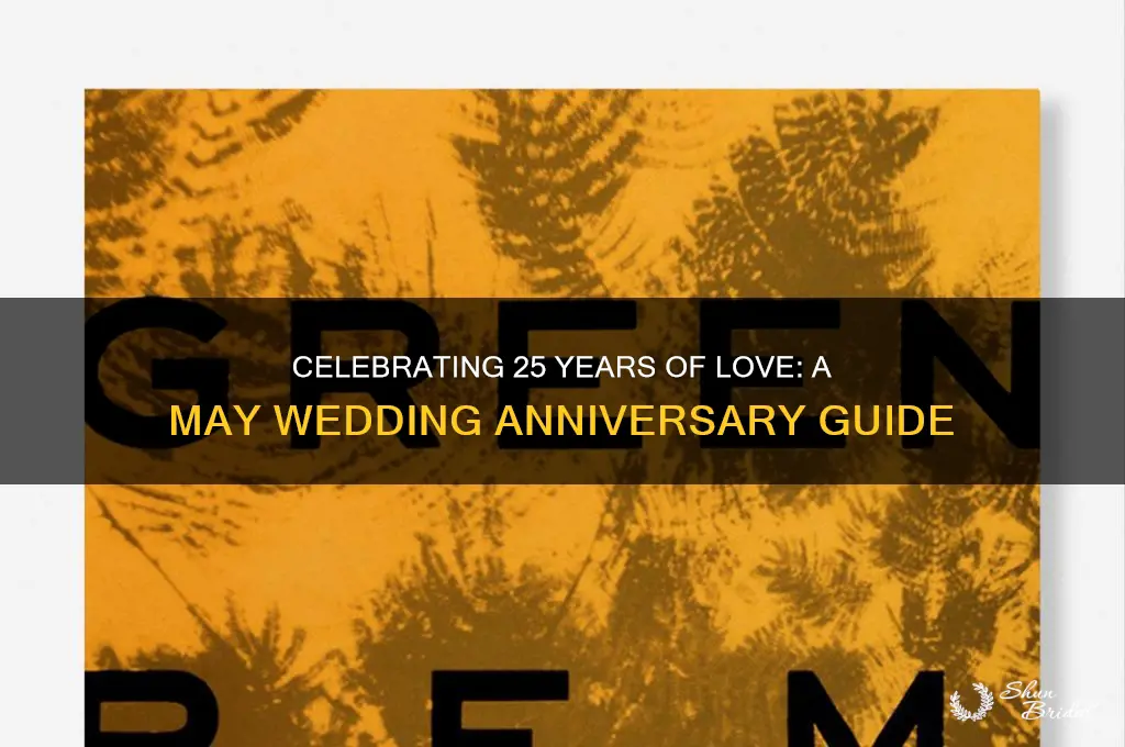 may 25th wedding anniversary
