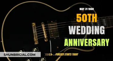 Celebrating 50 Years of Love: May 31, 1968 Wedding Anniversary