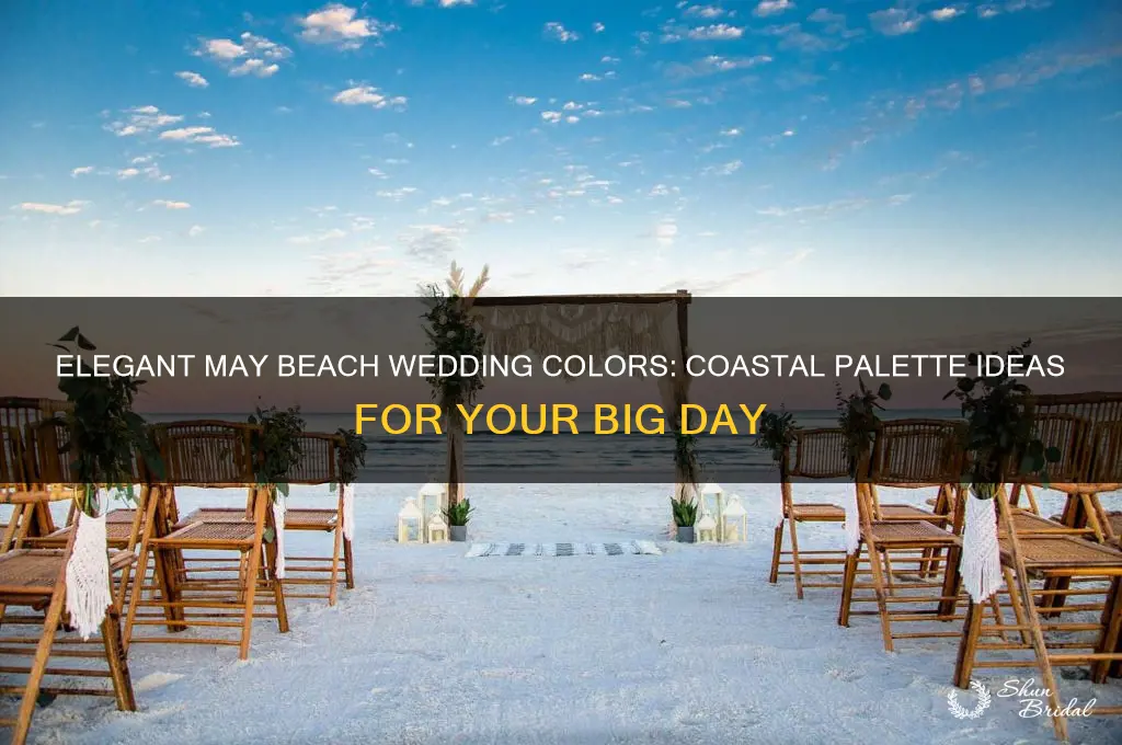 may beach wedding colors