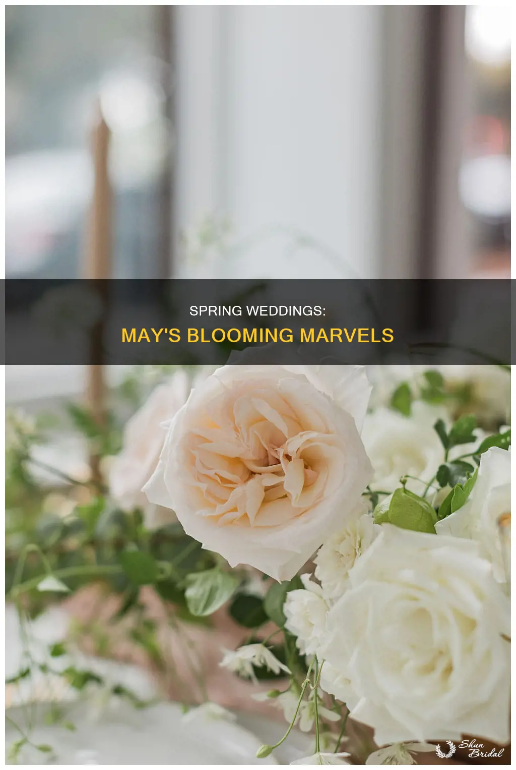 may blooming flowers for weddings