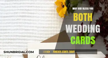 May God Bless You Both: Crafting Heartfelt Wedding Card Messages