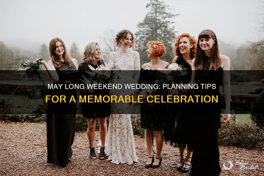 may long weekend wedding