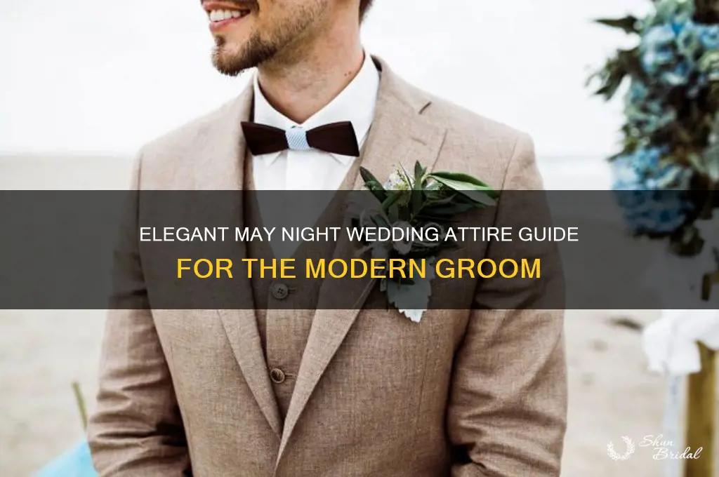 may night wedding male attire
