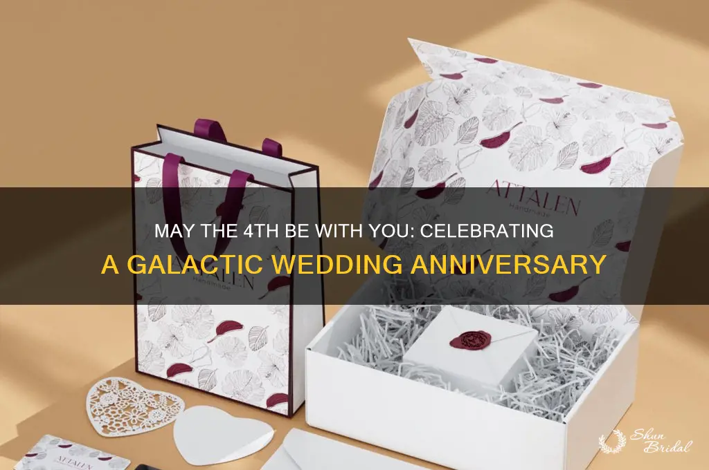 may the 4th be with you wedding anniversary