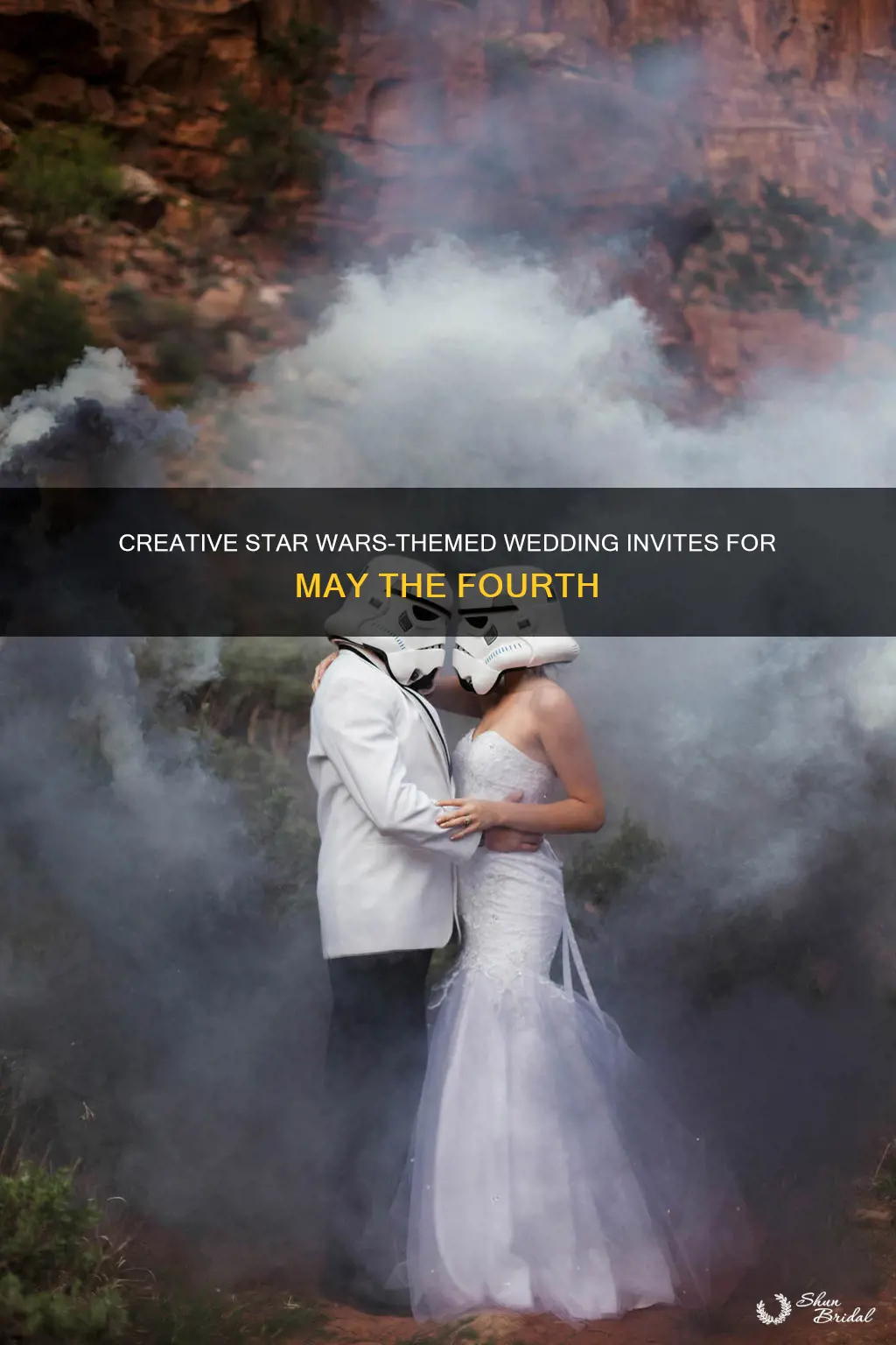 may the 4th be with you wedding invitations