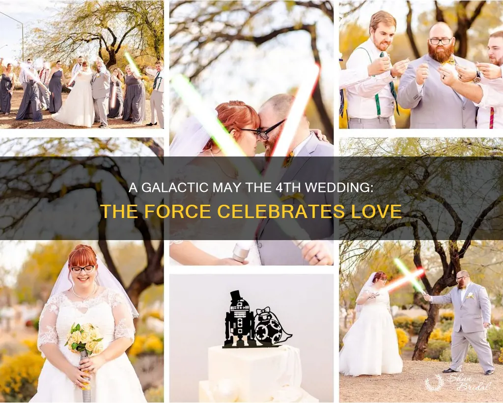 may the 4th be with you wedding