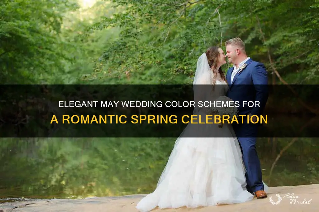 may wedding color sch