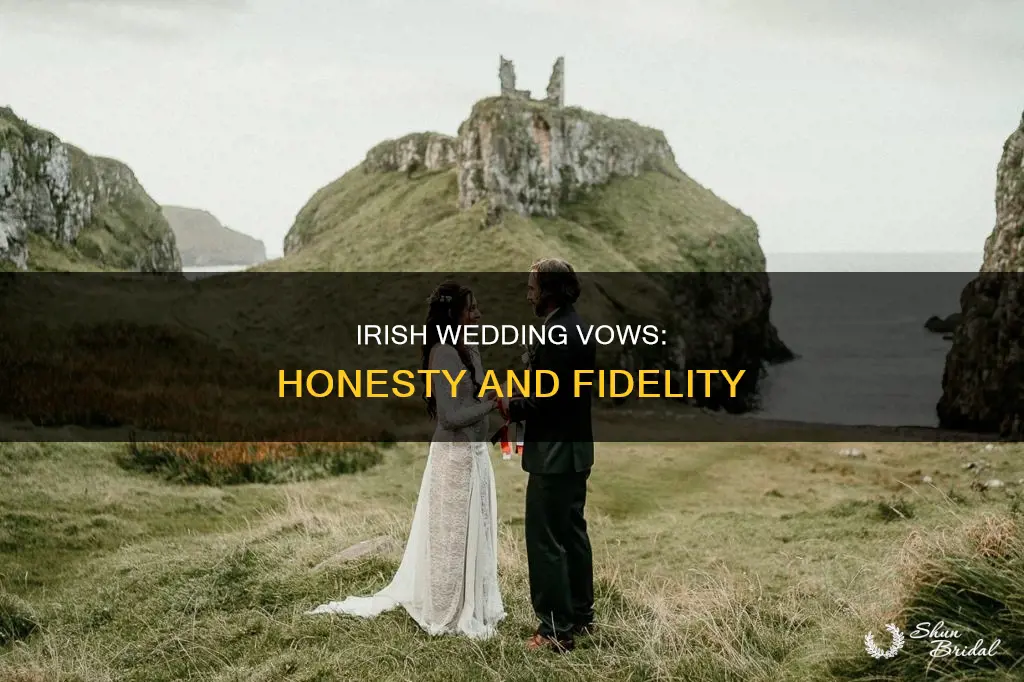 may you never steal lie or cheat irish wedding vows