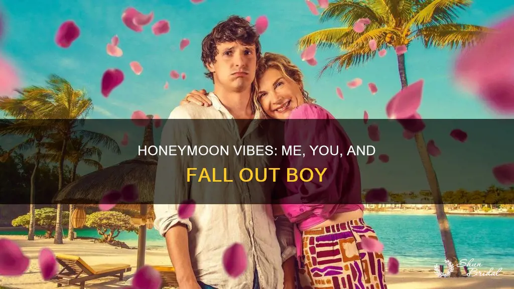 me and you sitting in a honeymoon fall out boy