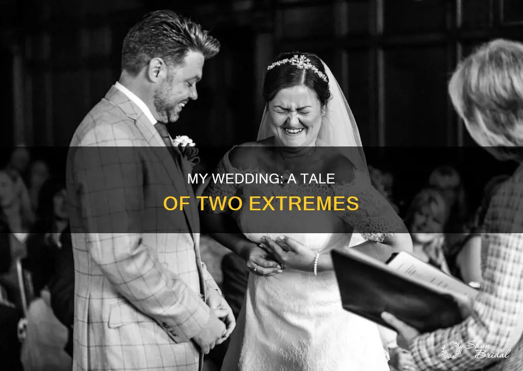 me at my wedding vs