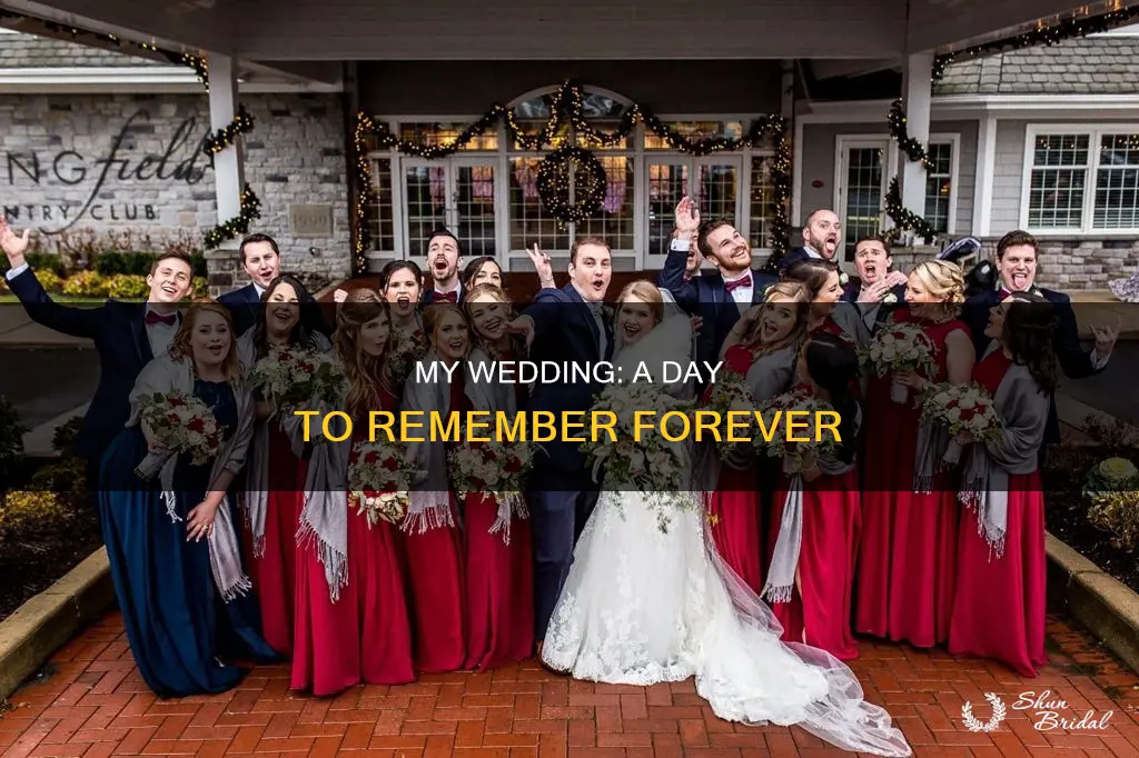 me at my wedding