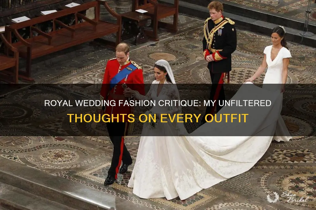 me at the royal wedding judging everyones outfit